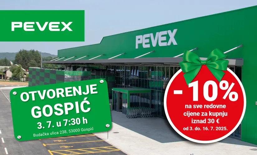 Otvorenje prodajnog centra PEVEX Gospić Otvorenje prodajnog centra PEVEX Gospić