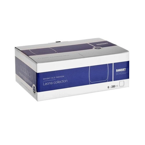 Set čaša BANQUET LEONA 280ml VISKI 6/1-1