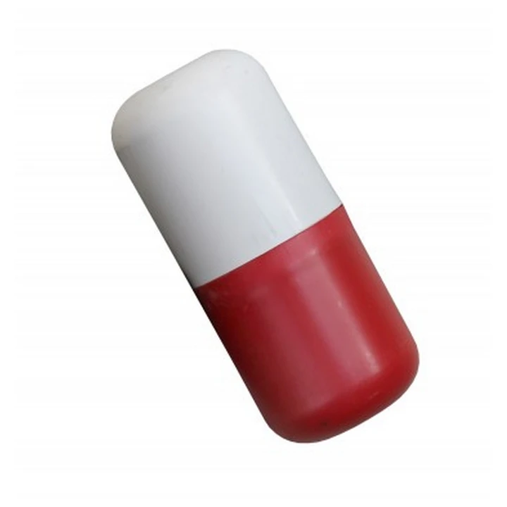 NUOVA RADE PLOVAK S RUPOM D10, 140x60mm, BIJELO-CRVENI-2
