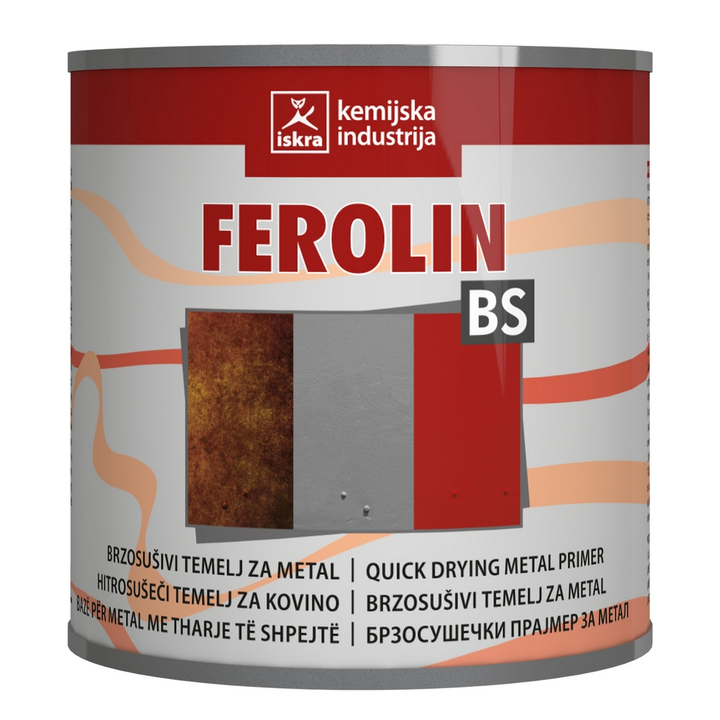 Temeljna boja za metal ISKRA ZELINA FEROLIN CRVENI 0,20L-0