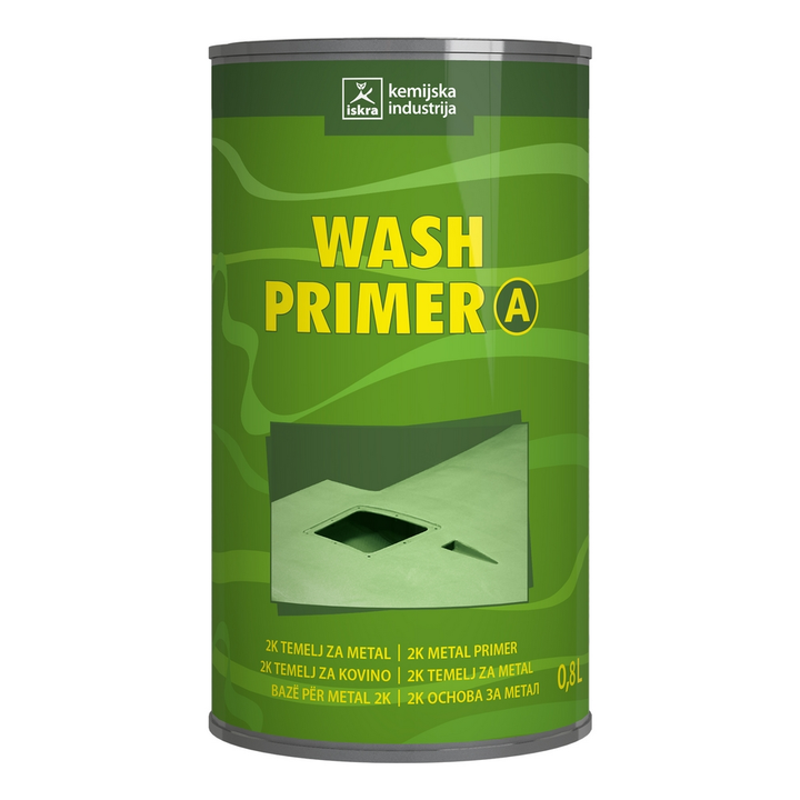 Temeljna boja za metal ISKRA ZELINA WASH PRIMER 2K KOMP.A 800 ML-0
