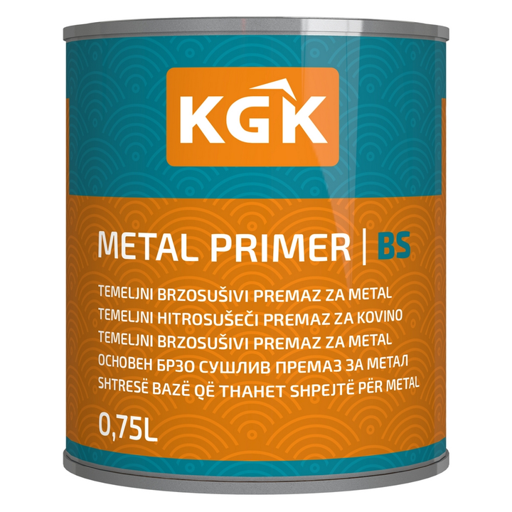 Temeljna boja za metal KGK BRZOSUŠIVA CRVENA 0,75L-0