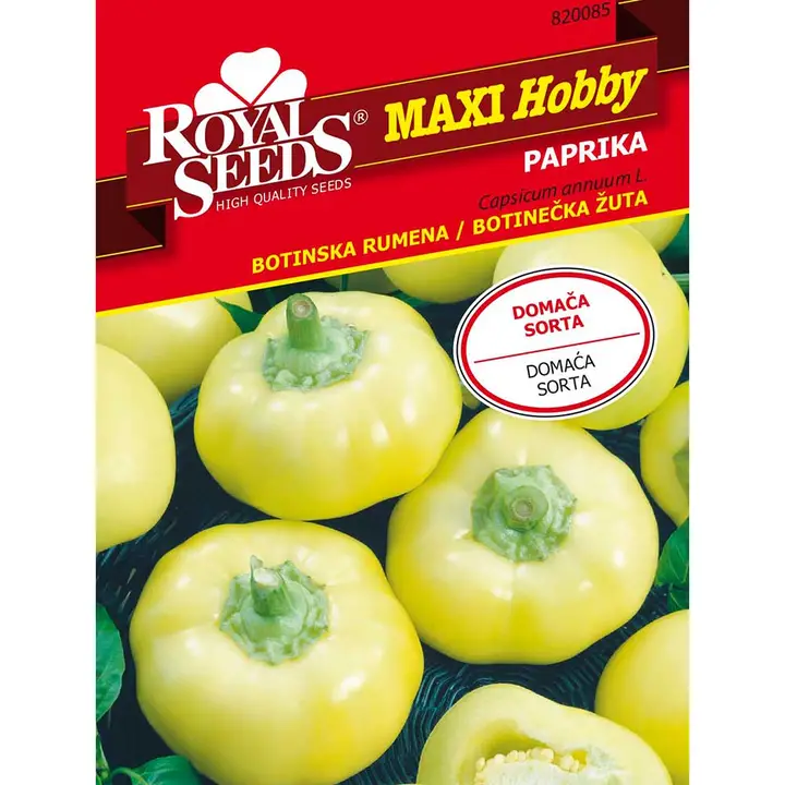 Sjeme povrća ROYAL SEEDS MAXI HOBBY 85 PAPRIKA BOTINSKA RUMENA-0