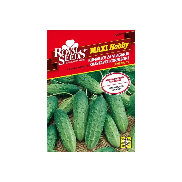 Sjeme povrća ROYAL SEEDS MAXI HOBBY 94 KRASTAVAC ZA VLAGANJE LEVINA F1-0