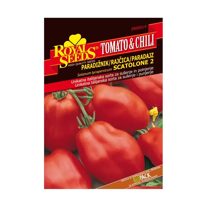 Sjeme povrća ROYAL SEEDS TOMATO&CHILI LINE 14 RAJČICA SCATOLONE 3-0