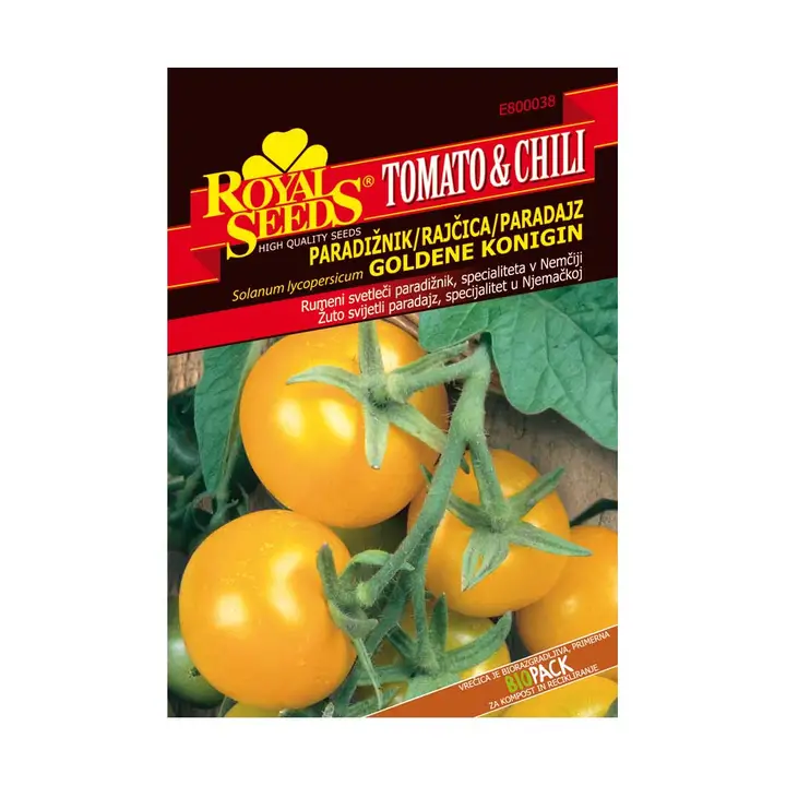 Sjeme povrća ROYAL SEEDS TOMATO&CHILI LINE 38 RAJČICA GOLDENE KONIGIN-0