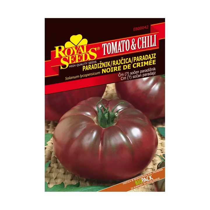 Sjeme povrća ROYAL SEEDS TOMATO&CHILI LINE 42 RAJČICA NOIREE DE CRIMEE-0