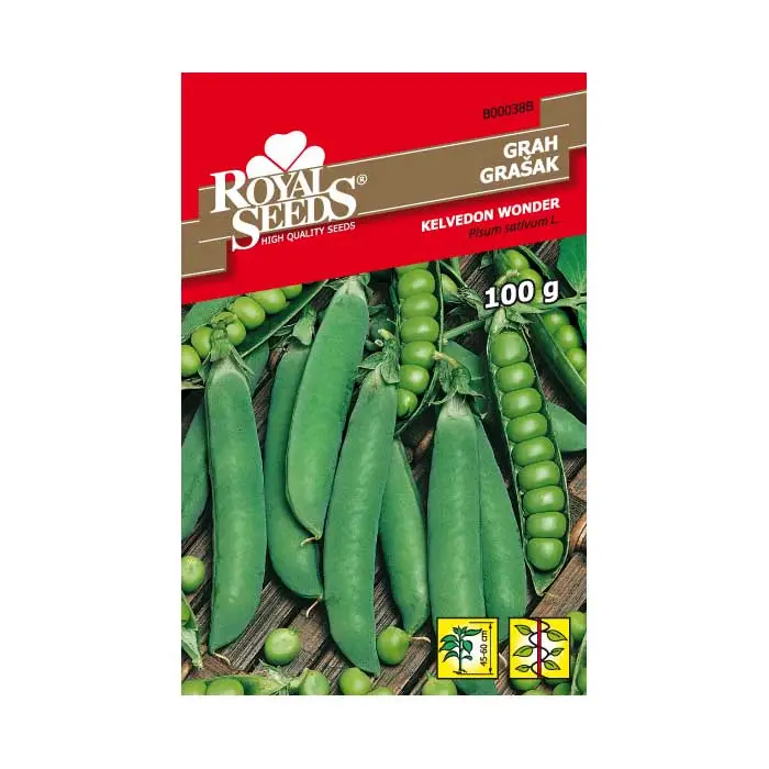 Sjeme povrća ROYAL SEEDS GRAŠAK KELVEDON 100G-0