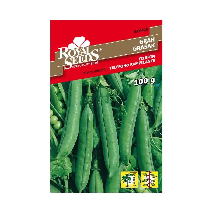 Sjeme povrća ROYAL SEEDS GRAŠAK TELEFON 100G-0