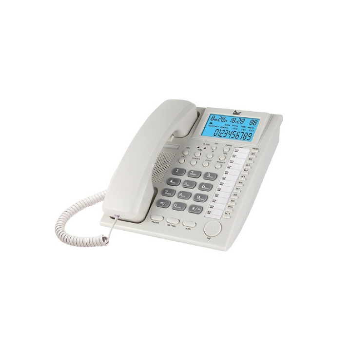 Fiksni telefon MEANIT ST200-BIJELI-0