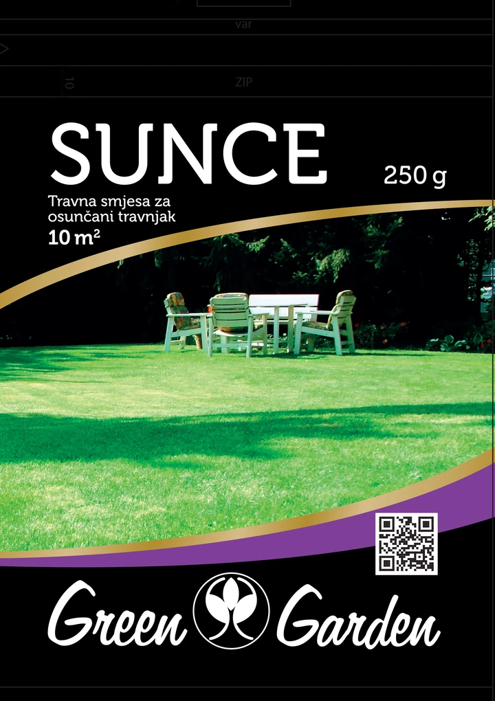 Sjeme trave GREEN GARDEN SUNCE OSUNČANI TRAVNJAK 250g-0