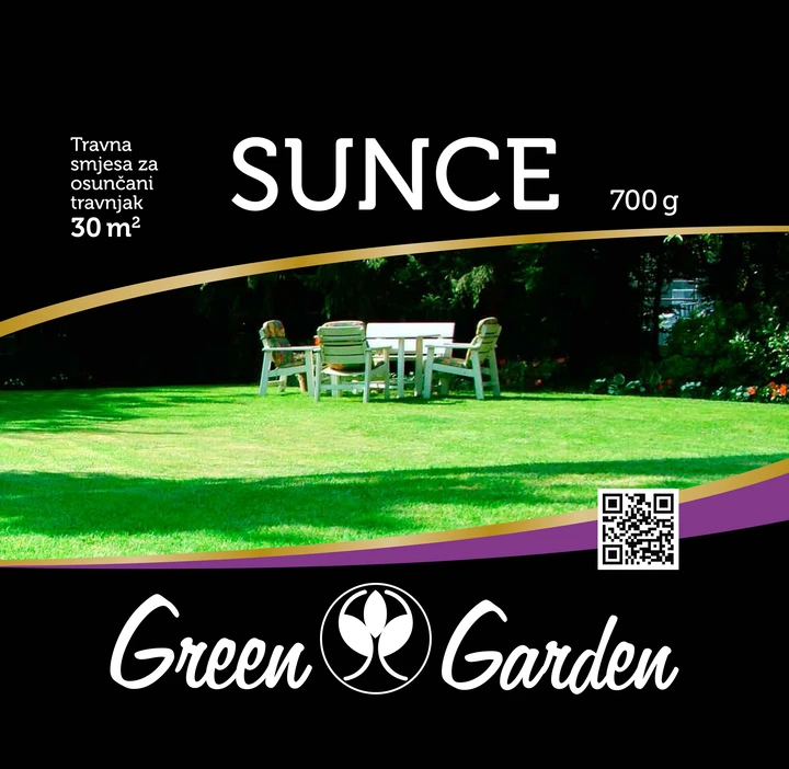 Sjeme trave GREEN GARDEN SUNCE OSUNČANI TRAVNJAK 700g-1