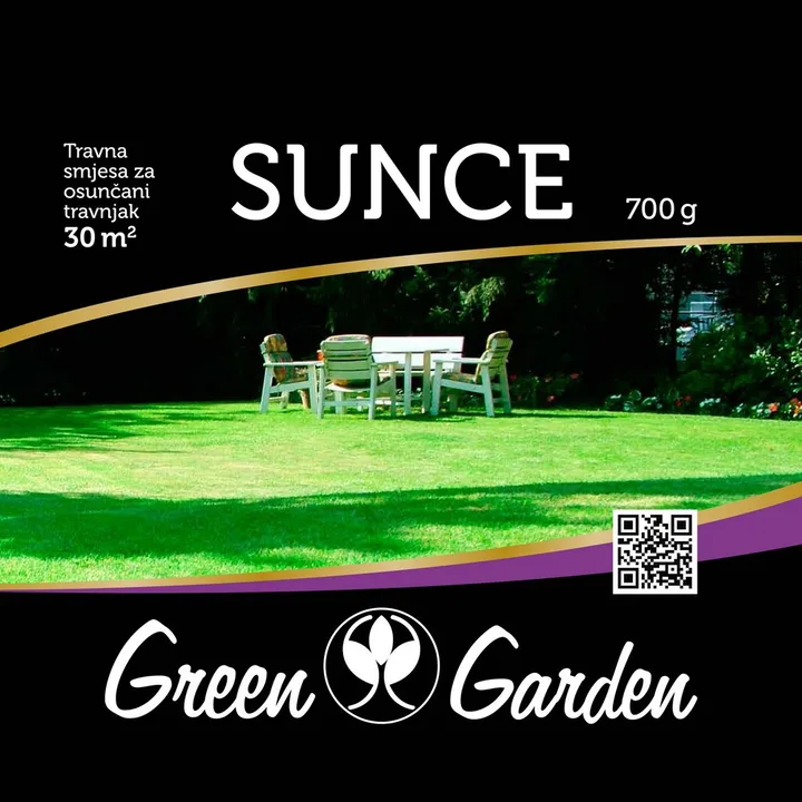 Sjeme trave GREEN GARDEN SUNCE OSUNČANI TRAVNJAK 700g-0