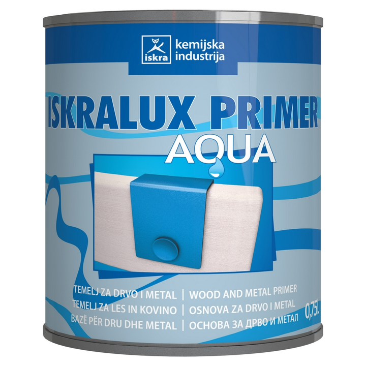 Univerzalna boja ISKRA ISKRALUX PRIMER AQUA BIJELI 0,75L-0