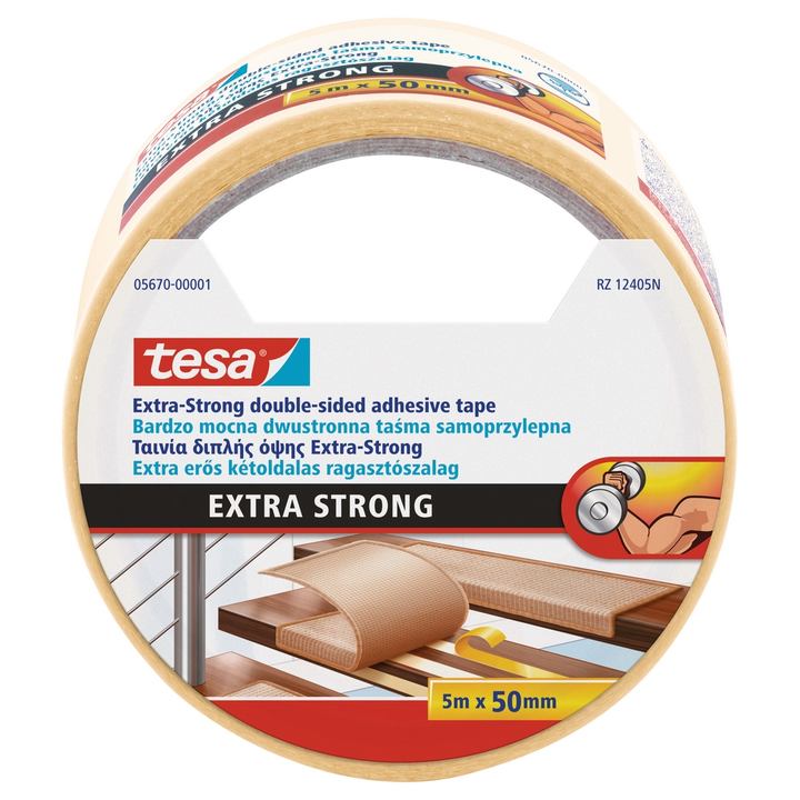 Obostrano ljepljiva traka TESA EKSTRA JAKA 50MM/5M-0