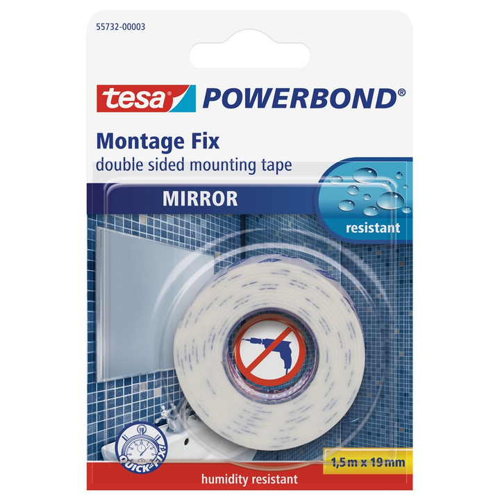 Obostrano ljepljiva traka TESA MIRROR 19MM/1,5M-0