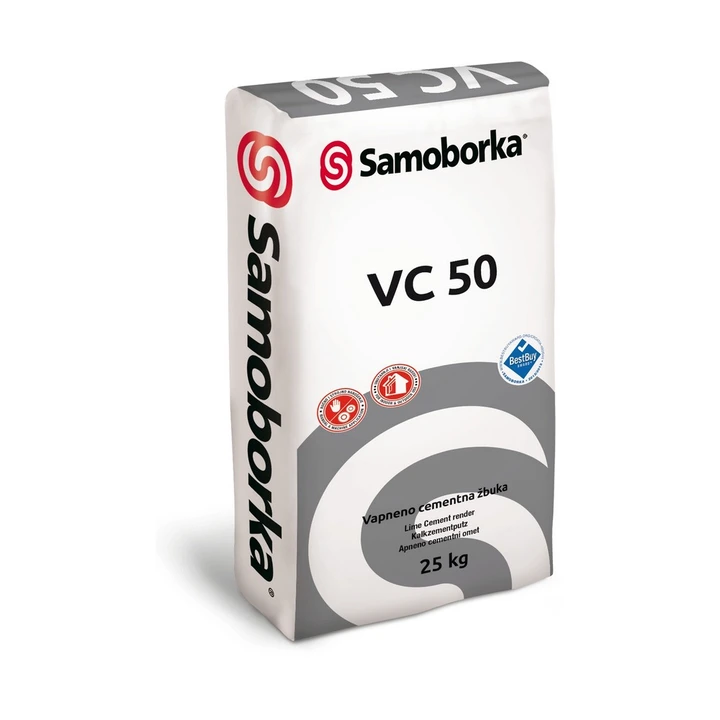 Vapneno cementna žbuka SAMOBORKA VC 50 25 KG-1