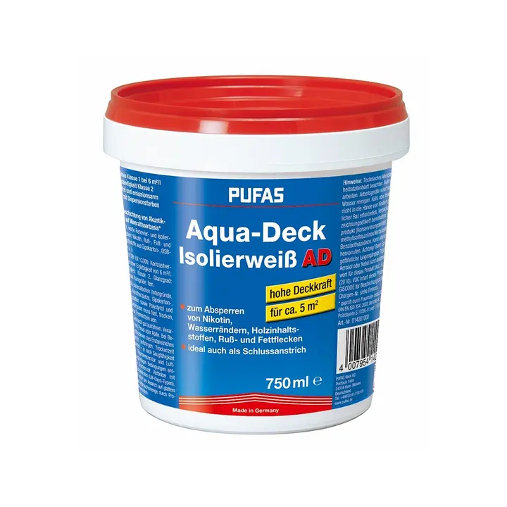 Specijalna boja za zid PUFAS AQUA DECK IZOLIR 750ML-0