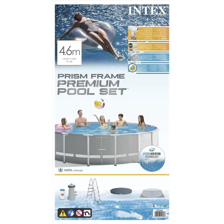 Montažni bazen Intex Prism Framentum Premium set 4,57x1,22 m-7