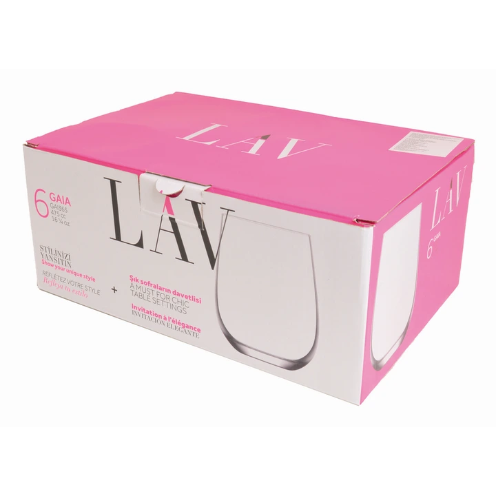 Set čaša LAV GAIA SOFT DRINK 6/1,475ml-0