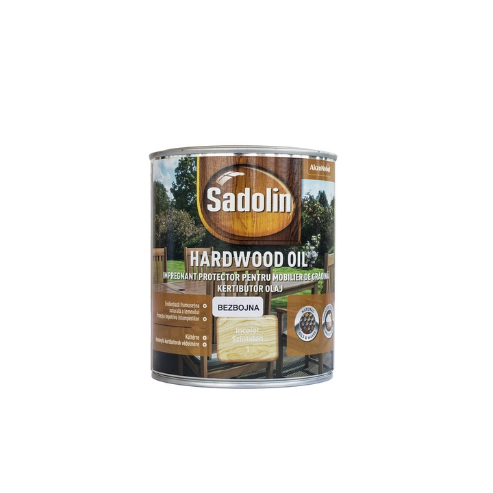Specijalni premaz za drvo SADOLIN HARDWOOD OIL TIKOVINA 0,75 L-0