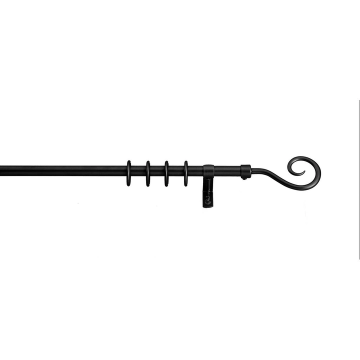 Metalna karniša ATILA 160cm CRNA-0