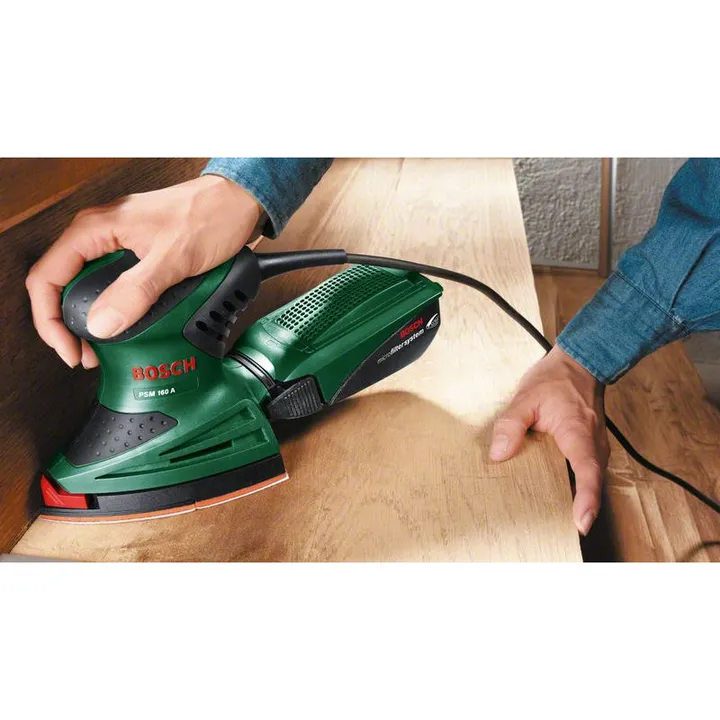 Vibracijska brusilica BOSCH PSM 160 A + ACE-2