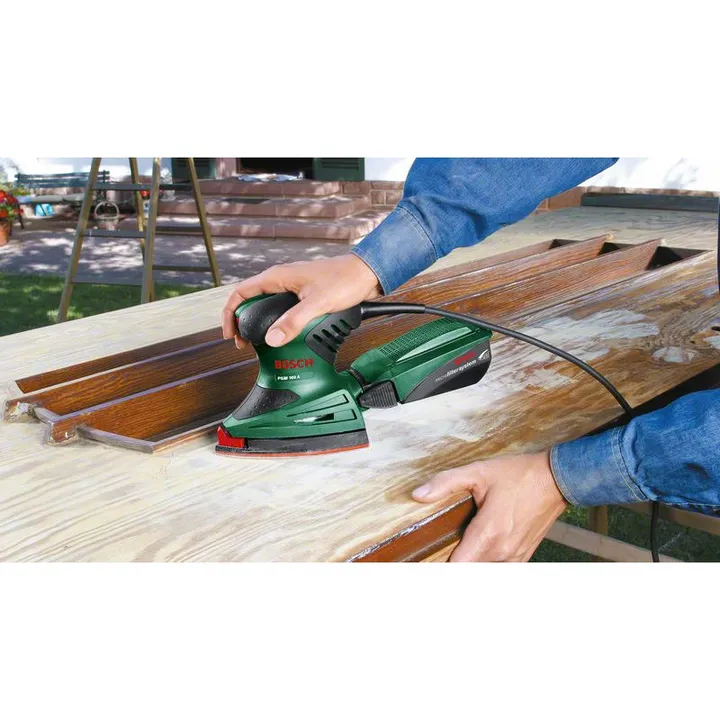 Vibracijska brusilica BOSCH PSM 160 A + ACE-4