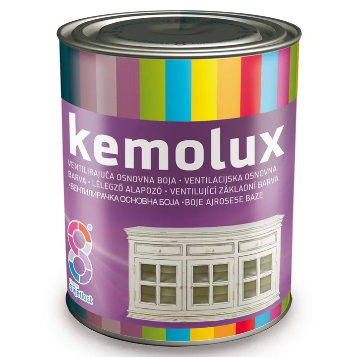 Temeljna boja za drvo CHROMOS SVJETLOST KEMOLUX VENTILIRAJUĆA BIJELA 2,5L-0