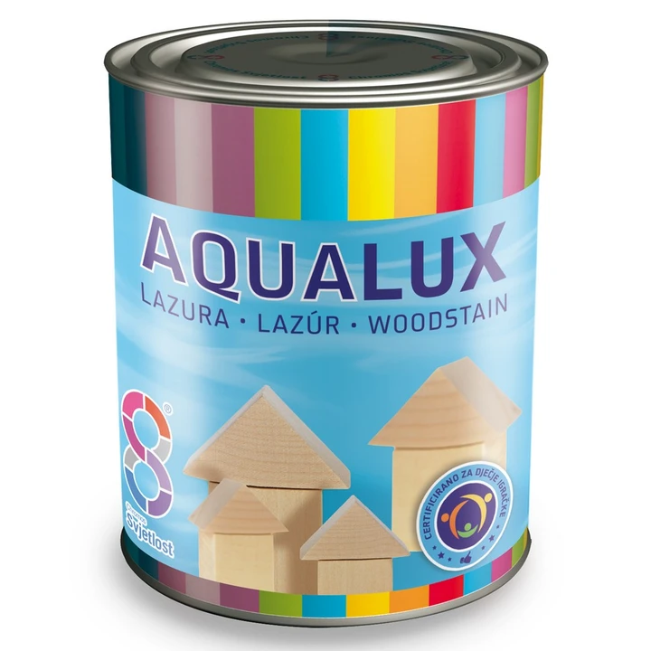 Lazura za drvo CHROMOS SVJETLOST AQUALUX ORAH 0,75L-0