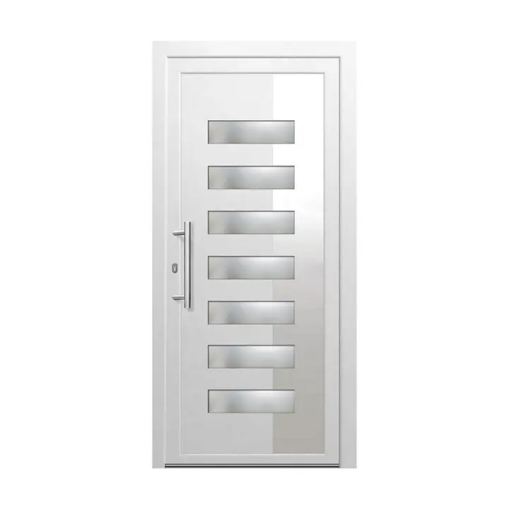 PVC ulazna vrata SAMOPEV LUXY 70 100x210 INOX L-0