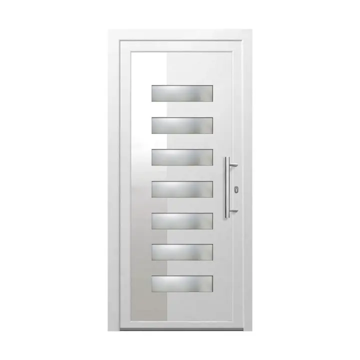 PVC ulazna vrata SAMOPEV LUXY 70 100x210 INOX D-0