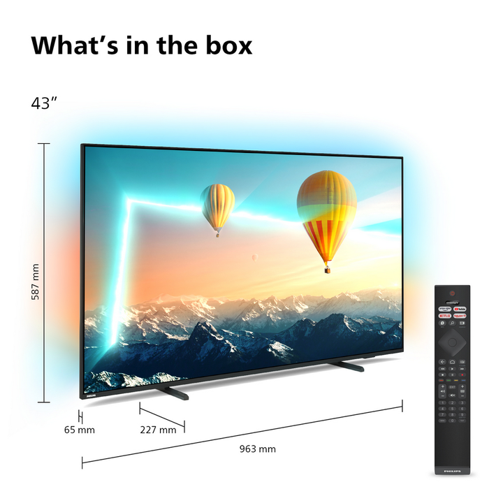 LED TV PHILIPS 43PUS8007/12 UHD DVB-T2/S2 ANDROID AMBILIGHT-1