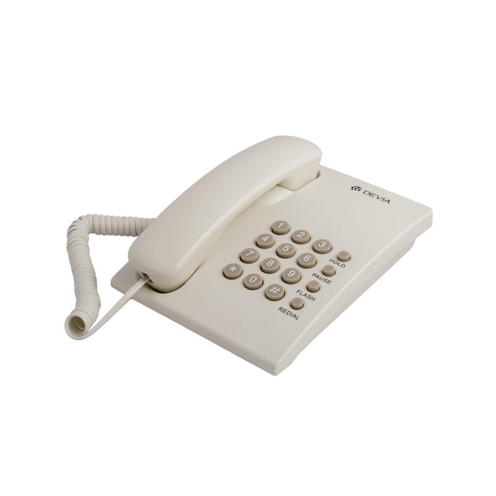 Fiksni telefon DEVIA TELEFON ŽIČ. DE1107 BIJELI-0