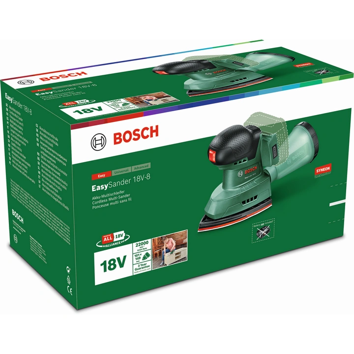 Delta aku brusilica BOSCH EASYSANDER 18V-8 SOLO-1