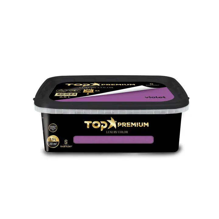 Dekorativna boja za zid Chromos Svjetlost Top Premium - Violet 2,5 l-0