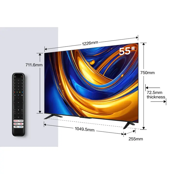 LED TV TCL 55P69B UHD DVB-T2/S2 GOOGLE TV-2