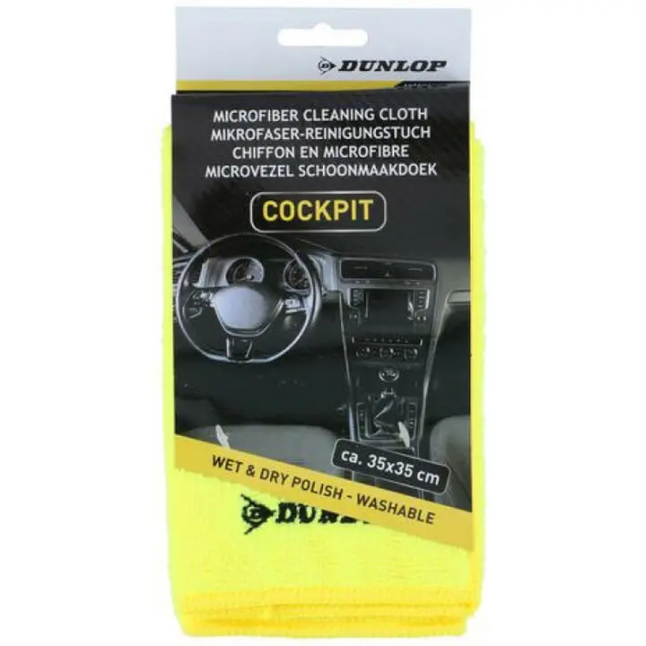Pribor za pranje auta Dunlop krpa za cockpit 35 x 35 cm-0