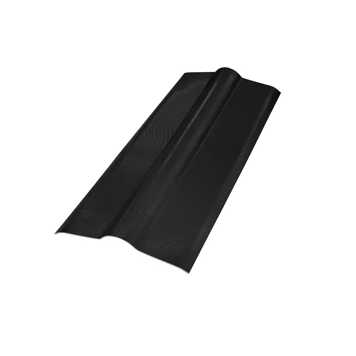 PVC ploča Gutta sljemenjak za Shelltec/Evo ploče crni 1050X420 mm-0