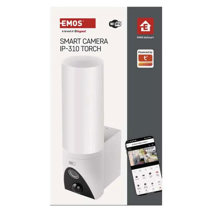 Elektro pribor Emos vanjska okretna kamera sa svjetlom Gosmart H4064-2