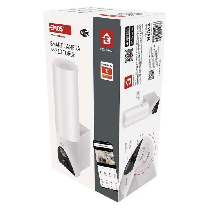 Elektro pribor Emos vanjska okretna kamera sa svjetlom Gosmart H4064-4