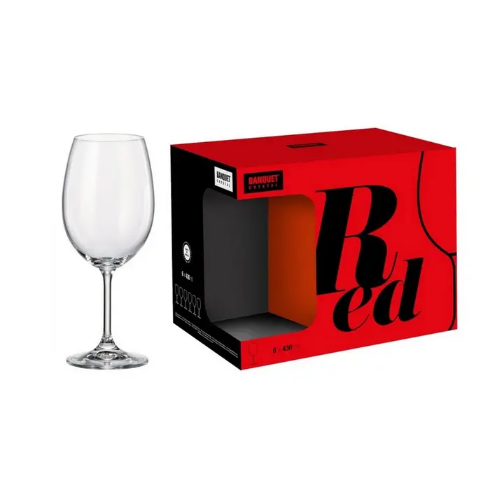 Set čaša Banquet Leona 430ml bijelo vino 6/1-0