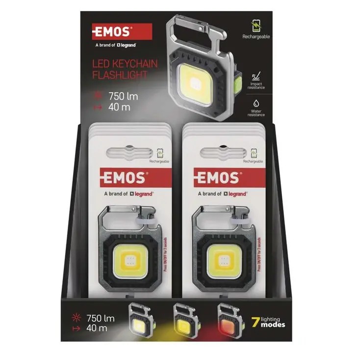 Punjivi mini LED reflektor EMOS LED 750 lm  P4714-7