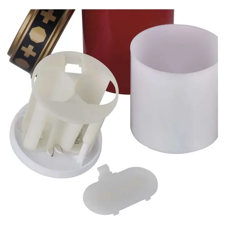 Elektronski lampion Emos LED crveni, timer + senzor, 1500 h-4