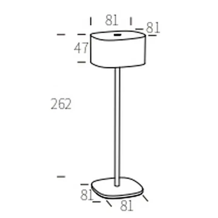 Stolna lampa Ferotehna LED 2W 3000K 90lm IP44 Mocha Lucy-2