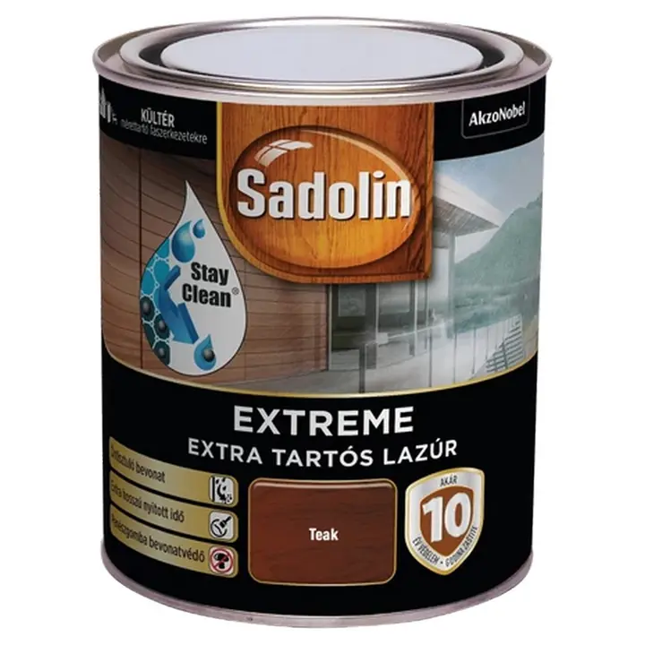 Lazura za drvo Sadolin Extreme tikovina, 0,7 l-0