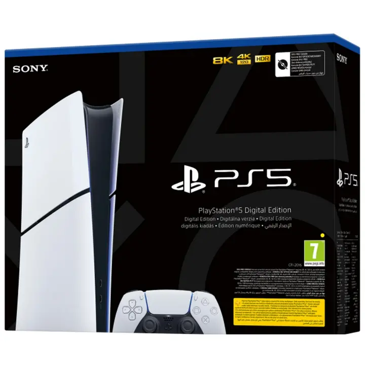 PLAYSTATION 5 SLIM DIGITAL EDITION D CHASSIS + PS5 DUALSENSE WIRELESS CONTROLLER-4