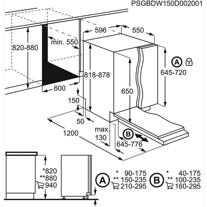 Ugradbena perilica posuđa Electrolux EES48200L-9