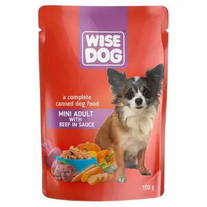 Hrana za pse Wise Dog vrećica govedina 100 g