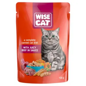 Hrana za mačke Wise Cat vrećica govedina 100 g